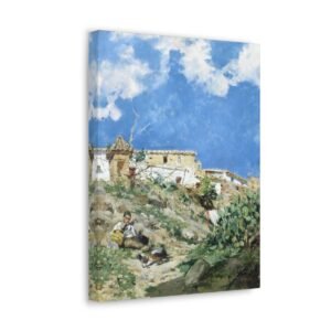 Joaquín Sorolla - landscape in Sagunto Valencia 1923