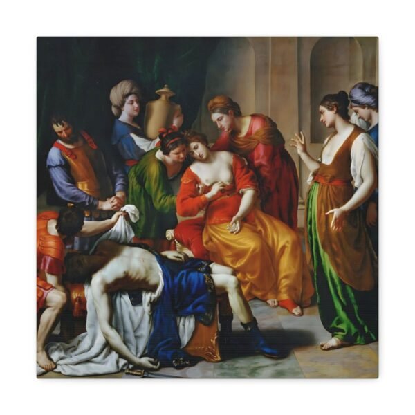 Death of Cleopatra - Alessandro Turchi c1640 - Image 2