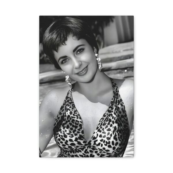 Elizabeth Taylor In The Film The Last Time I Saw Paris 1954 - Black and White - Image 2