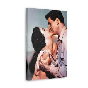 Elizabeth Taylor and Rock Hudson For the Film Giant 1956