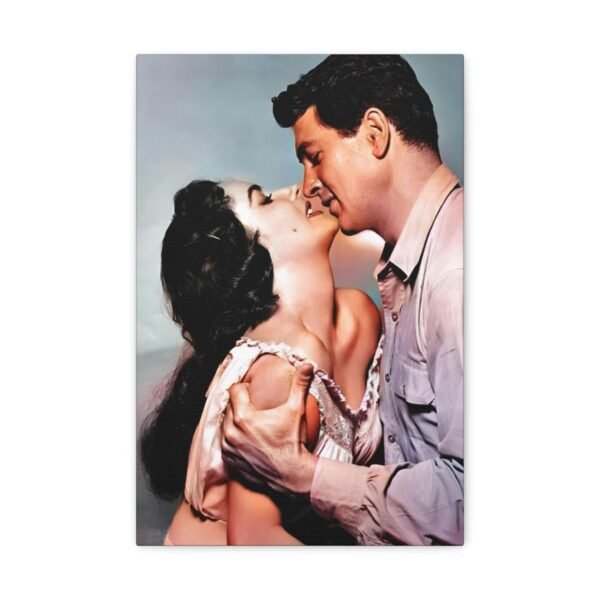 Elizabeth Taylor and Rock Hudson For the Film Giant 1956 - Image 2