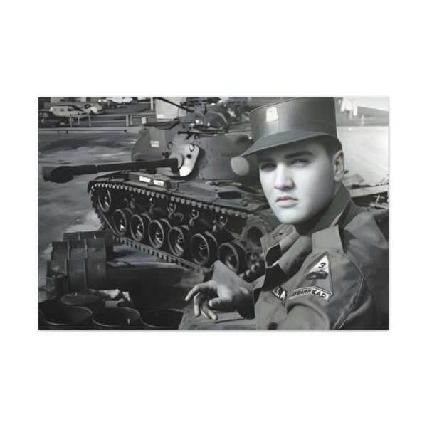 Elvis Presley in his military service in Germany c1958 - Image 2