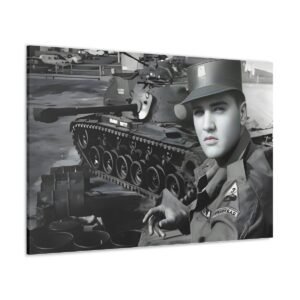 Elvis Presley in his military service in Germany c1958