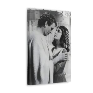 Richard Burton and Elizabeth Taylor In The Film Cleopatra 1963