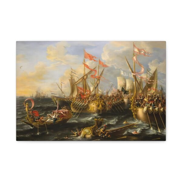 The Battle of Actium - Laureys a Castro 1672 - Image 2