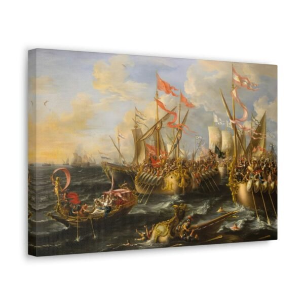 The Battle of Actium - Laureys a Castro 1672