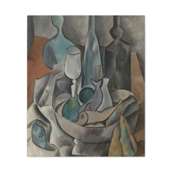 Poissons et bouteilles - Pablo Picasso 1908-09 - Image 2