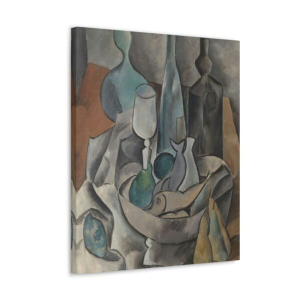Poissons et bouteilles - Pablo Picasso 1908-09
