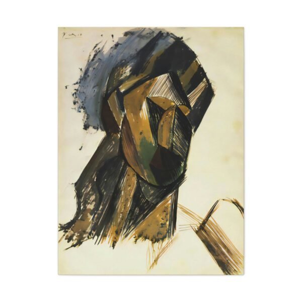 Tête de femme - Pablo Picasso 1909 - Image 2
