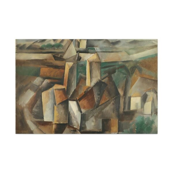 The Oil Mill - Pablo Picasso 1909 - Image 2