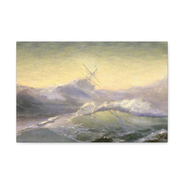 Bracing The Waves - Ivan Ayvazovsky - Image 2