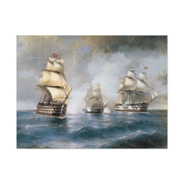 Brig “Mercury” Attacked by Two Turkish Ships - Ivan Ayvazovsky 1892 - Image 2