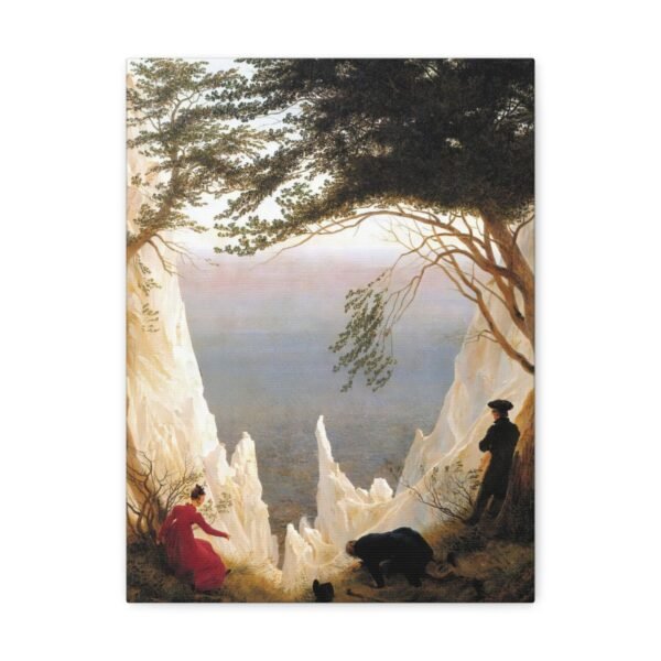 Chalk Cliffs at Ruegen - Caspar David Friedrich c1818-19 - Image 2