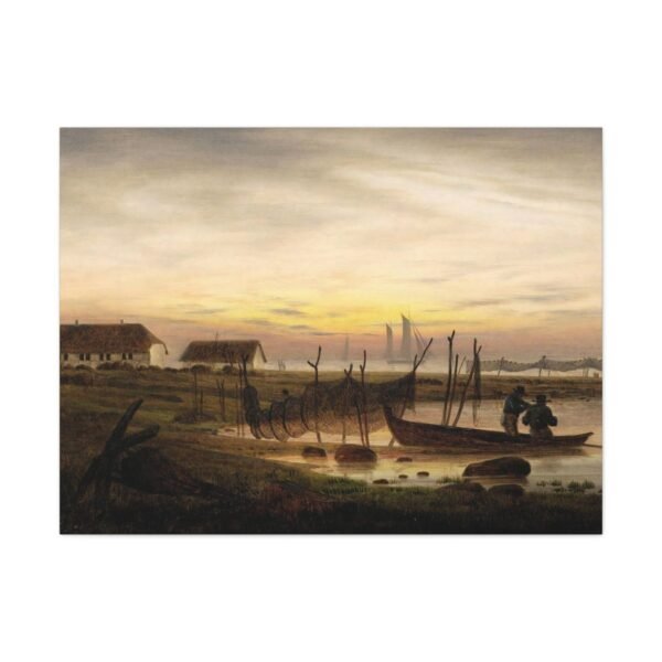 Coastline at dusk - Caspar David Friedrich c1816-18 - Image 2