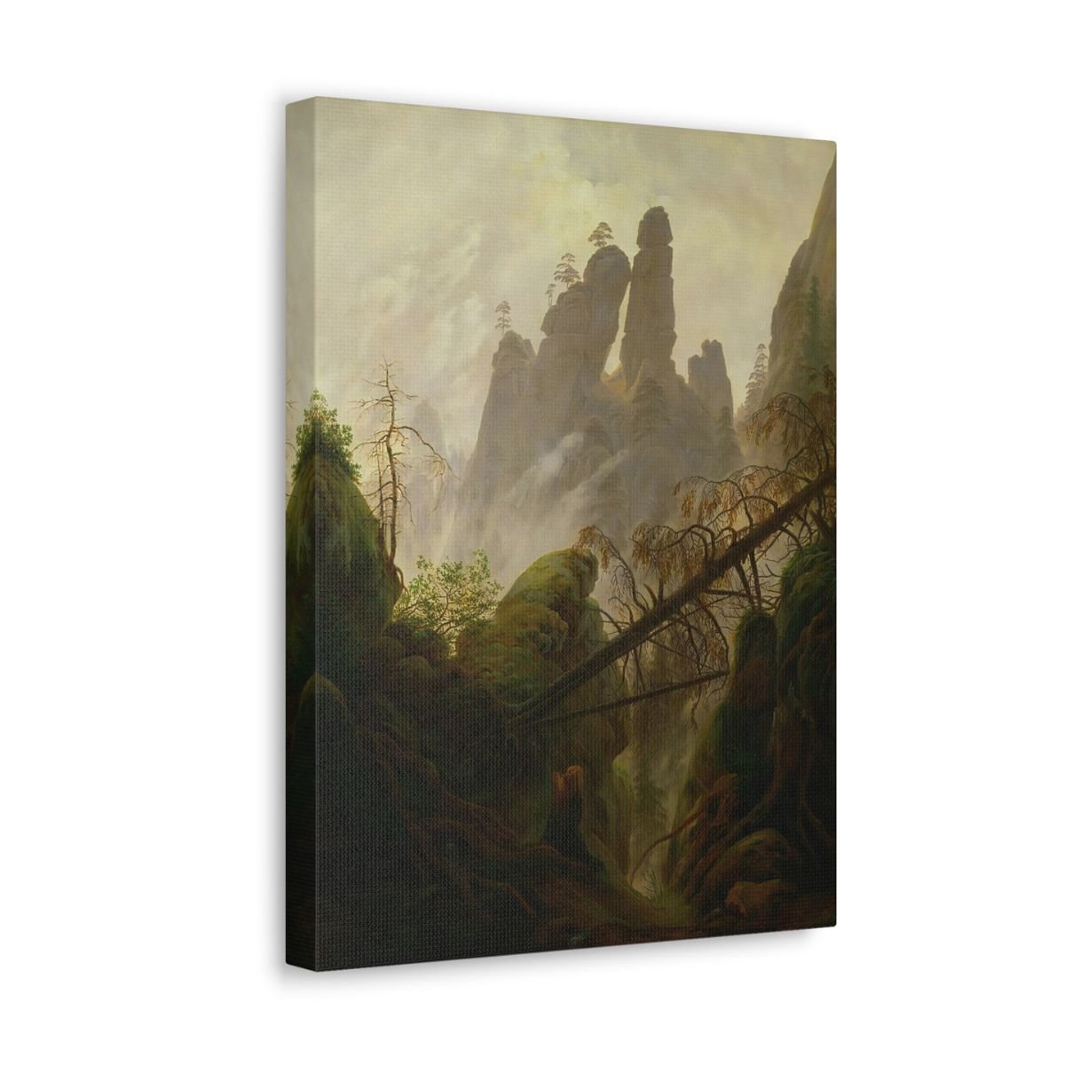 Elbe Sandstone Mountains - Caspar David Friedrich c1822-23