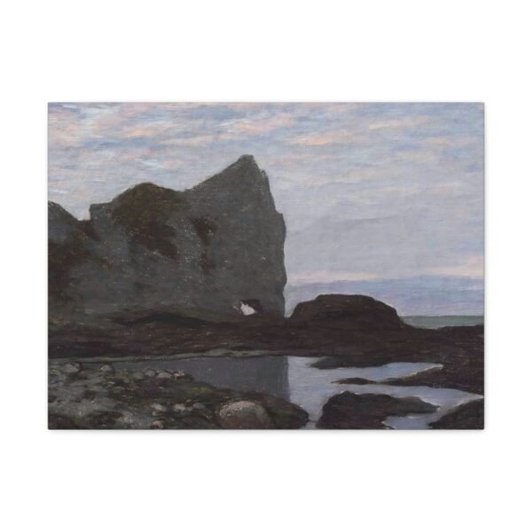 Étretat (The Manneporte) - Claude Monet 1864 - Image 2