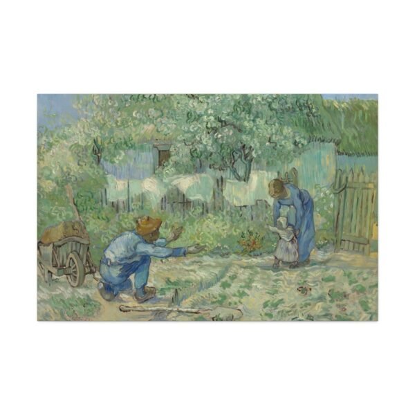 First Steps (after Millet) - Vincent van Gogh  1890 - Image 2