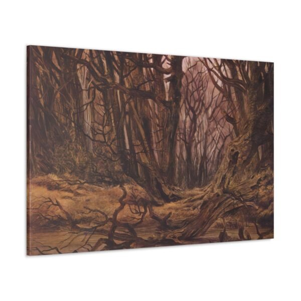 Forest in late autumn - Caspar David Friedrich 1835