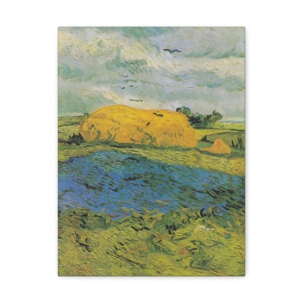Haystacks under a Rainy Sky - Vincent van Gogh 1890 - Image 2