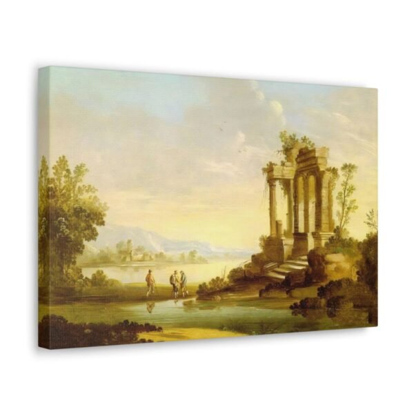 Landscape with Temple in Ruin - Caspar David Friedrich 1797
