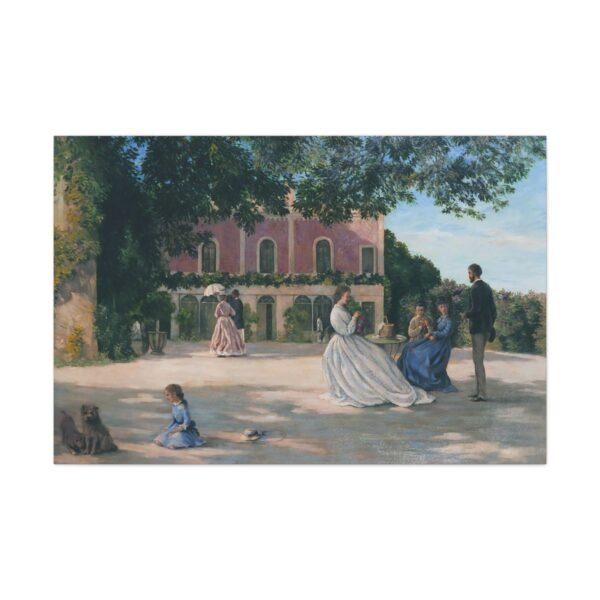 La Terrasse de Méric - Frédéric Bazille 1867 - Image 2