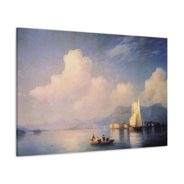 Lake Maggiore in the Evening - Ivan Ayvazovsky 1858