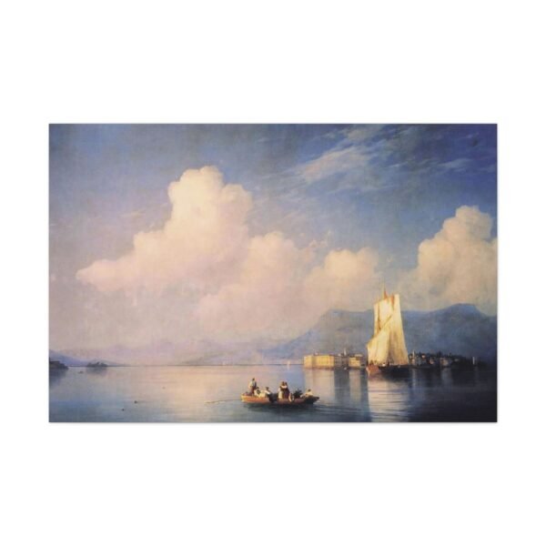 Lake Maggiore in the Evening - Ivan Ayvazovsky 1858 - Image 2