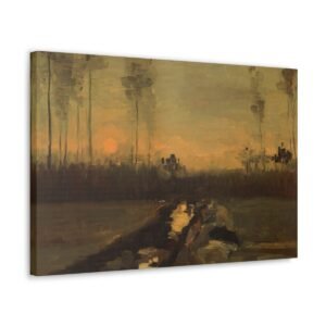 Landscape at Dusk - Vincent van Gogh 1885