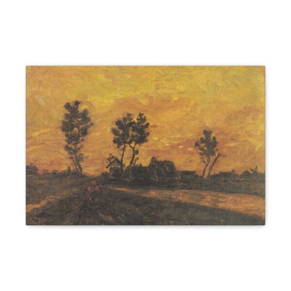 Landscape at Sunset - Vincent van Gogh 1885 - Image 2