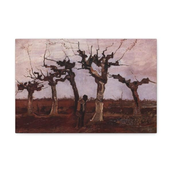 Landscape with Pollard Willows - Vincent van Gogh 1884 - Image 2