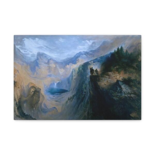 Manfred on the Jungfrau - John Martin 1837 - Image 2