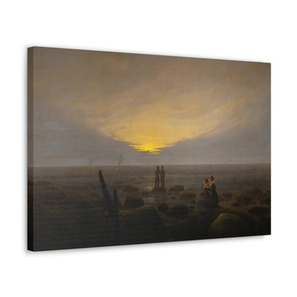 Moonrise over the Sea - Caspar David Friedrich c1821