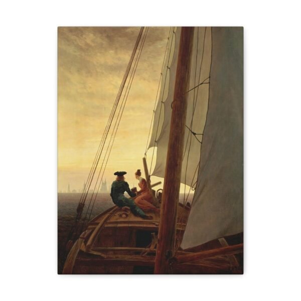 On a Sailing Ship - Caspar David Friedrich c1818-1820 - Image 2