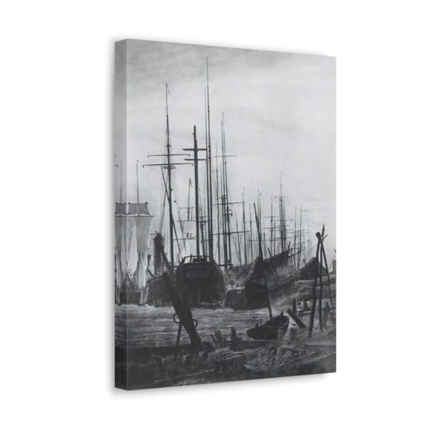 Port of Greifswald - Caspar David Friedrich c1810