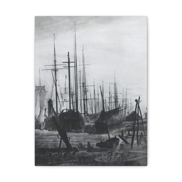 Port of Greifswald - Caspar David Friedrich c1810 - Image 2