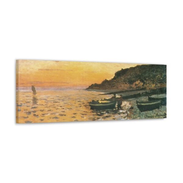 Seacoast At Saint Adresse Sunset - Claude Monet c1926