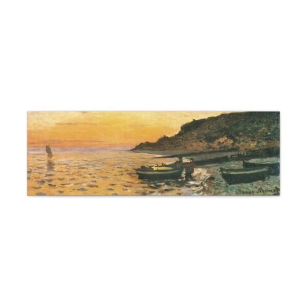 Seacoast At Saint Adresse Sunset - Claude Monet c1926 - Image 2