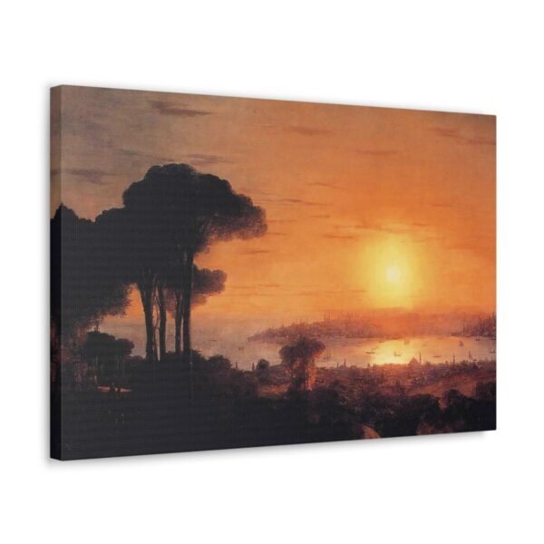 Sunset over the Golden Horn - Ivan Ayvazovsky 1866