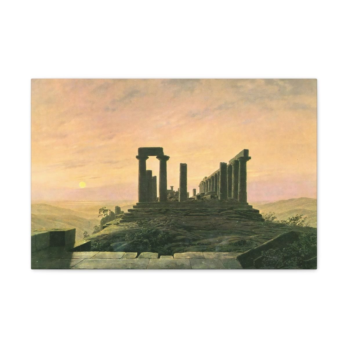 Temple of Juno in Agrigento - Caspar David Friedrich c1828-30 - Image 2