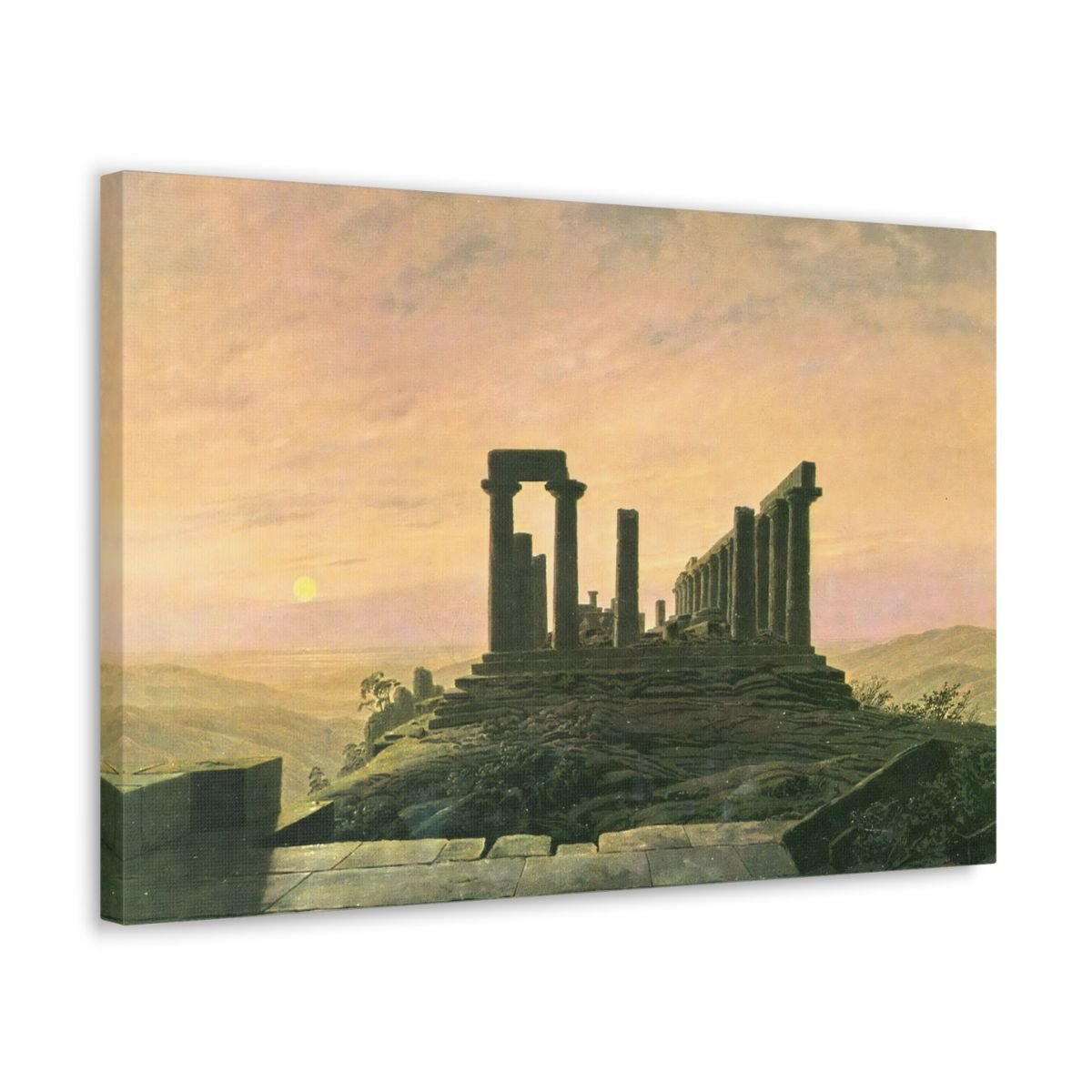Temple of Juno in Agrigento - Caspar David Friedrich c1828-30