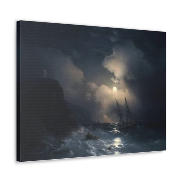 Tempest by Sounion - Ivan Ayvazovsky 1856