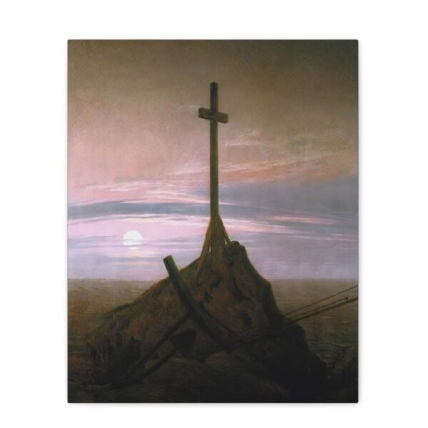 The Cross Beside The Baltic - Caspar David Friedrich c1815 - Image 2