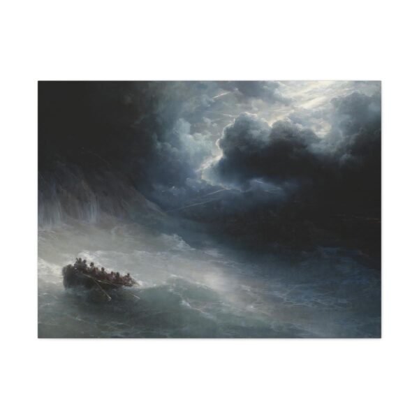 The Wrath of the Seas - Ivan Ayvazovsky 1886 - Image 2