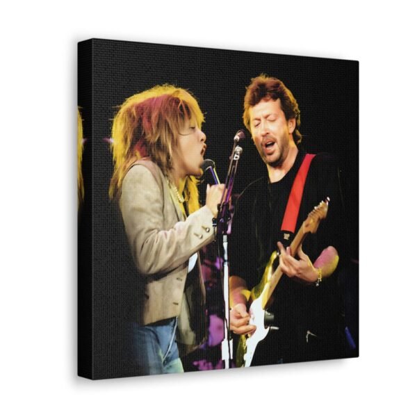 Tina Turner and Eric Clapton at Wembley Arena in 1987