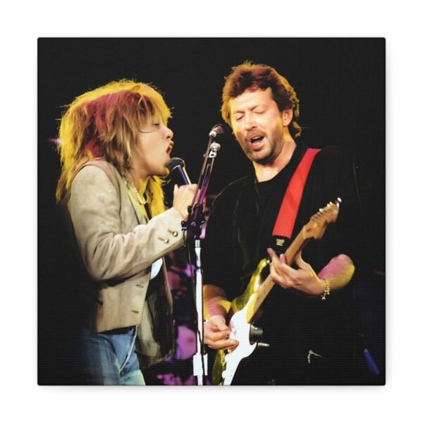 Tina Turner and Eric Clapton at Wembley Arena in 1987 - Image 2