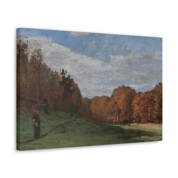 Woodgatherers at the Edge of the Forest - Claude Monet c1863
