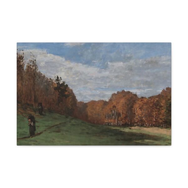 Woodgatherers at the Edge of the Forest - Claude Monet c1863 - Image 2